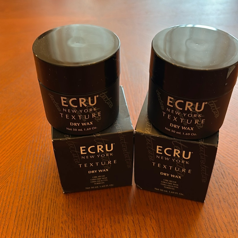 New!! New in package set of 2 Ecru New York texture dry wax. 1.69 ounces…